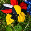 fleurs en tissu wax -azuritas 11 CM - Image 5